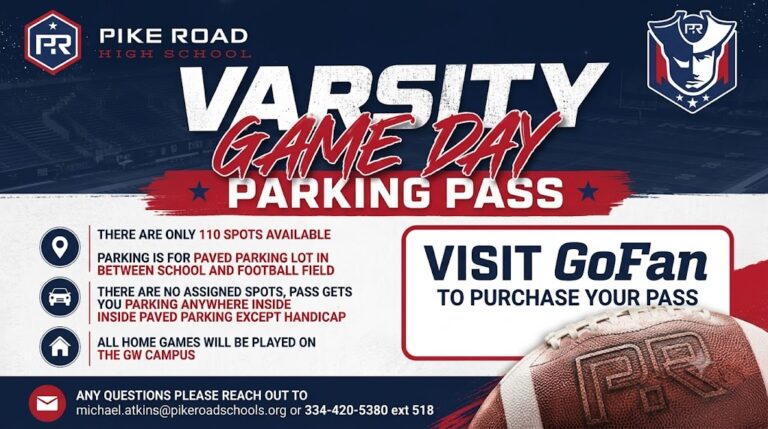 Secure Your Varsity Game Day Parking Pass!