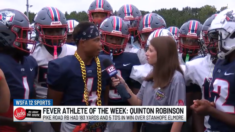 Quinton Robinson named 5th Fever Athlete of the Week for 2026